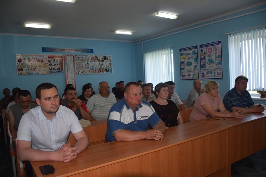 КСУП Неверовичи 2020 год. Встреча с представителями власти.